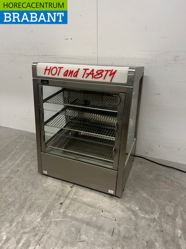 Warmhaltevitrine aus Edelstahl 73 cm 230V Horeca – Bild 2