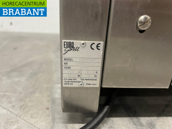 Warmhaltevitrine aus Edelstahl 73 cm 230V Horeca – Bild 7