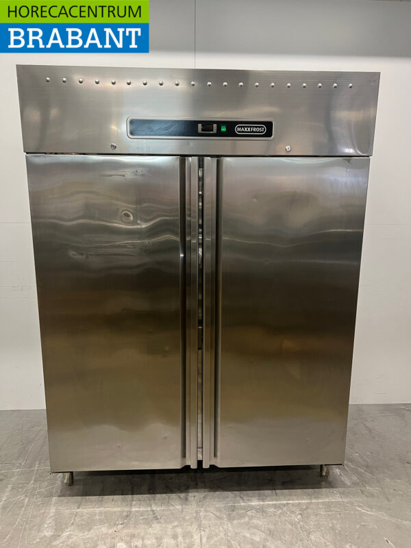 Maxxfrost Doppeltüriger Kühlschrank aus Edelstahl 1300 Liter 230V Horeca