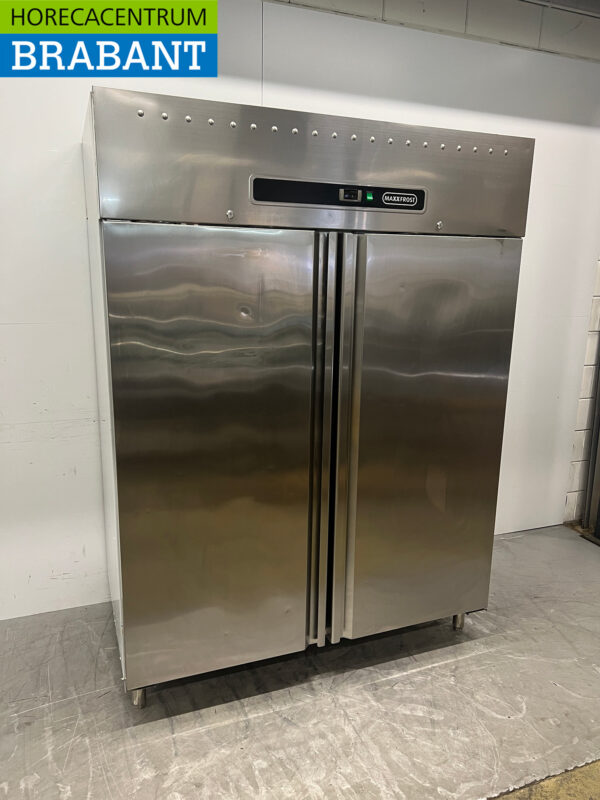 Maxxfrost Doppeltüriger Kühlschrank aus Edelstahl 1300 Liter 230V Horeca – Bild 2