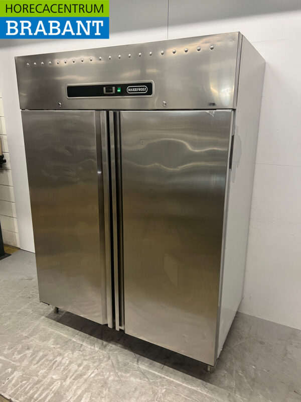 Maxxfrost Doppeltüriger Kühlschrank aus Edelstahl 1300 Liter 230V Horeca – Bild 3