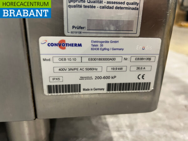 Edelstahl Convotherm Kombidämpfer 11 x 1/1 GN mit Dunstabzug 230V + 400V Horeca – Bild 9