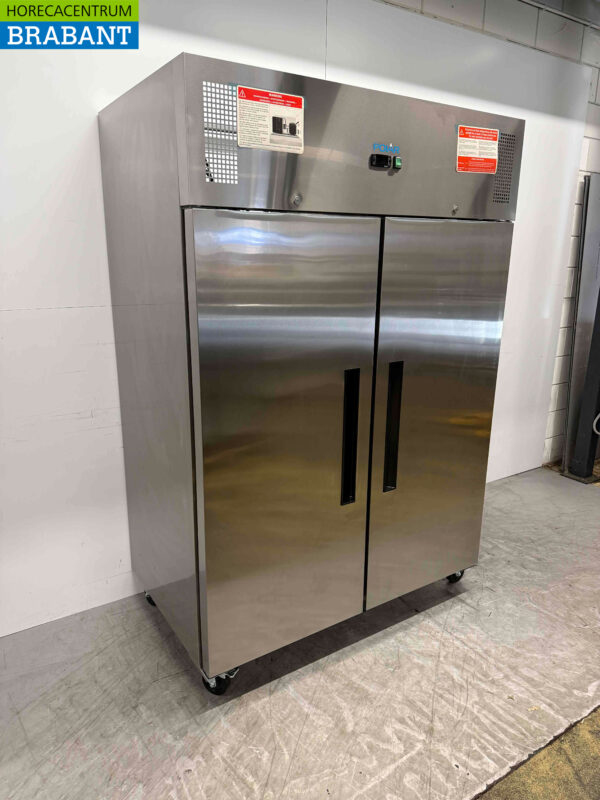 Edelstahl Polar G595 Doppeltüriger 2-türiger Kühlschrank 1200 Liter 230V Horeca – Bild 3
