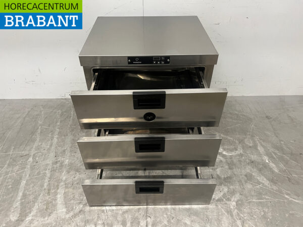 Moduline Wärmeschublade aus Edelstahl 3 Schubladen 230V Horeca – Bild 4