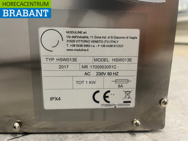 Moduline Wärmeschublade aus Edelstahl 3 Schubladen 230V Horeca – Bild 6
