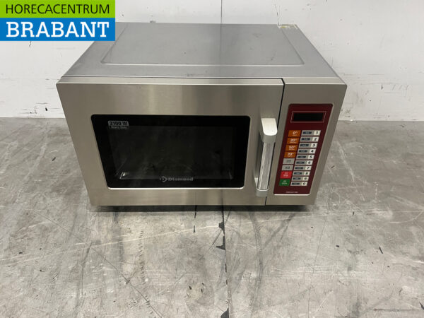 Edelstahl Diamant Magnetron 2100 Watt 2/3 GN 230V Horeca