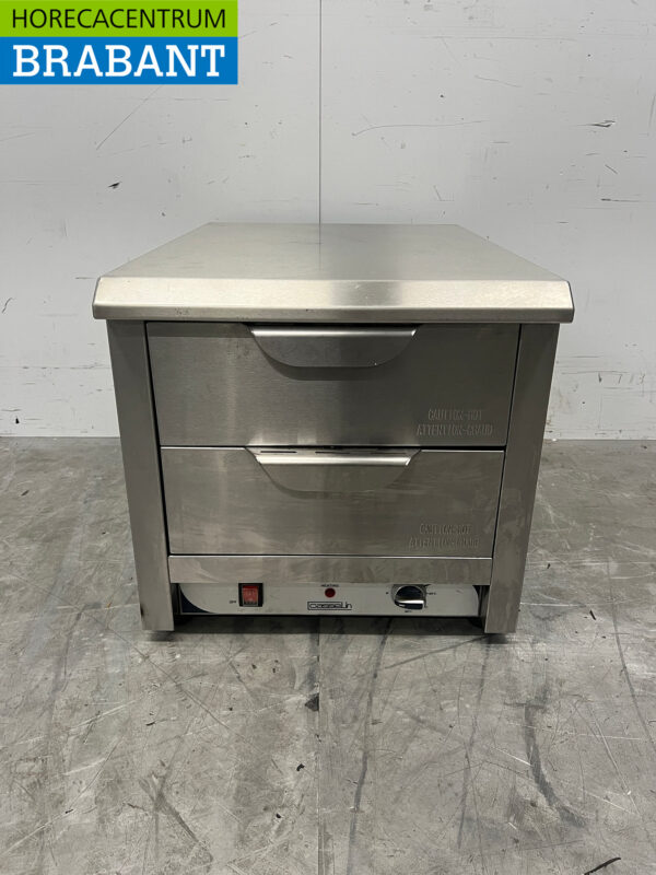 Casselin Double Hot Tray aus Edelstahl 2 x 1/1 GN 230V Horeca