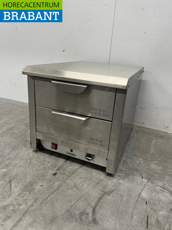 Casselin Double Hot Tray aus Edelstahl 2 x 1/1 GN 230V Horeca – Bild 2