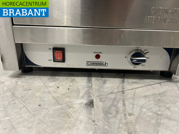 Casselin Double Hot Tray aus Edelstahl 2 x 1/1 GN 230V Horeca – Bild 4