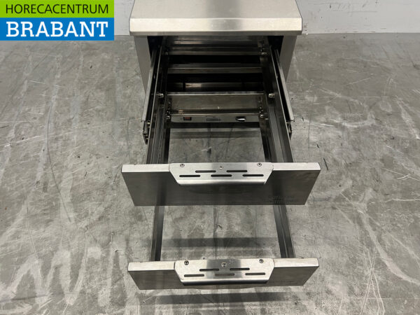 Casselin Double Hot Tray aus Edelstahl 2 x 1/1 GN 230V Horeca – Bild 5