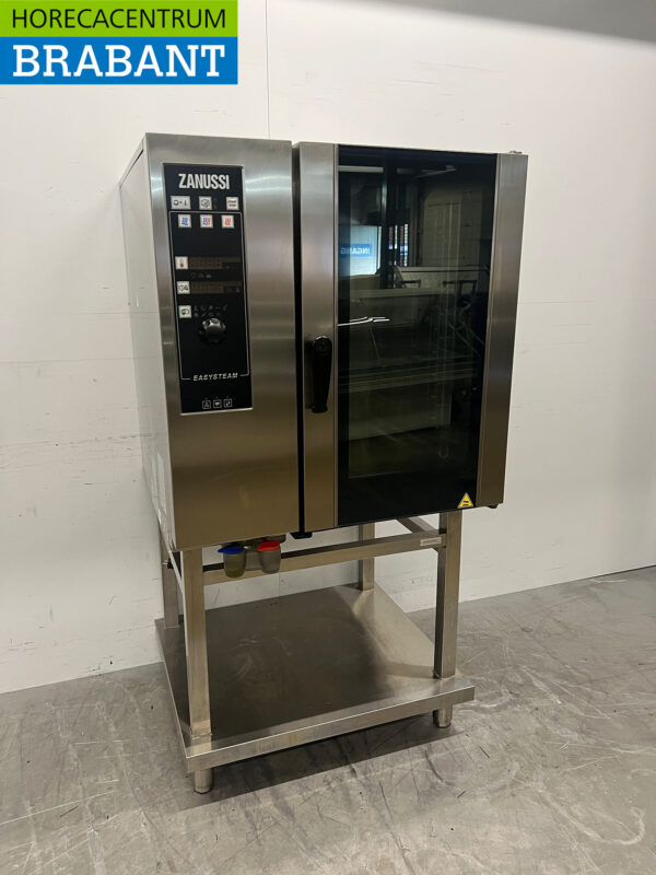 Edelstahl Zanussi Combisteamer 10 x 1/1 GN GAS + 230V Horeca – Bild 2
