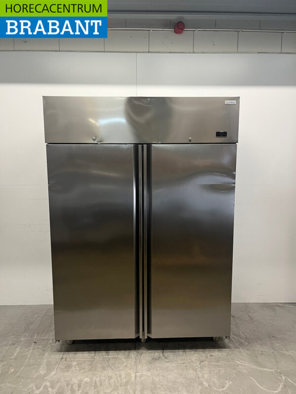 Edelstahl-Doppeltür-Kühlschrank 1340 Liter 230V Horeca