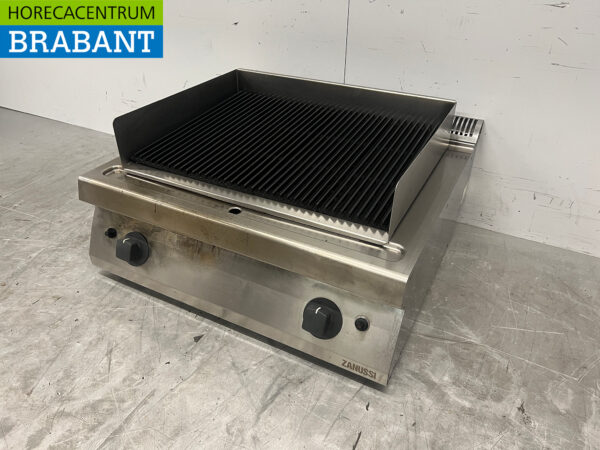 Zanussi Lavagrill Steingrill aus Edelstahl 80 cm Gas Horeca – Bild 2