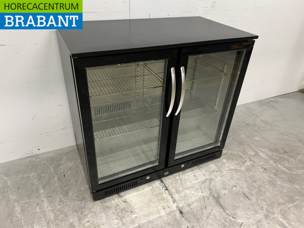 Backbar Bar Cooler 2 Glas-Scharniertüren 208 Liter 90 cm 230V Horeca – Bild 3