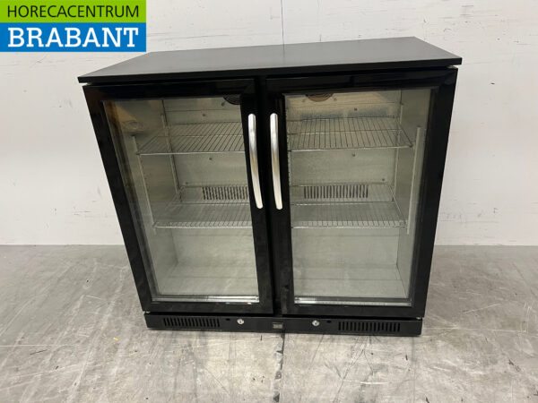 Maxxfrost Backbar Bar Cooler 2 Glas-Scharniertüren 208 Liter 90 cm 230V Horeca