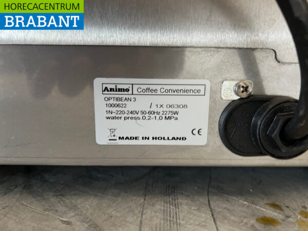 Edelstahl Animo OptiBean 3 Kaffeemaschine Kaffeemaschine 230V Horeca – Bild 5