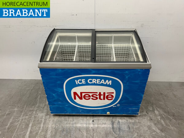 Caravell Mobile Eisvitrine Ladentiefkühltruhe 230V Catering