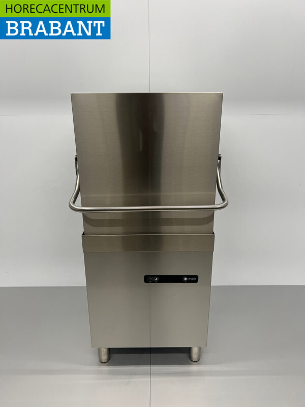 Adler EVO Durchlaufgeschirrspüler aus Edelstahl mit Ablaufpumpe und Wasserenthärter 400V Horeca