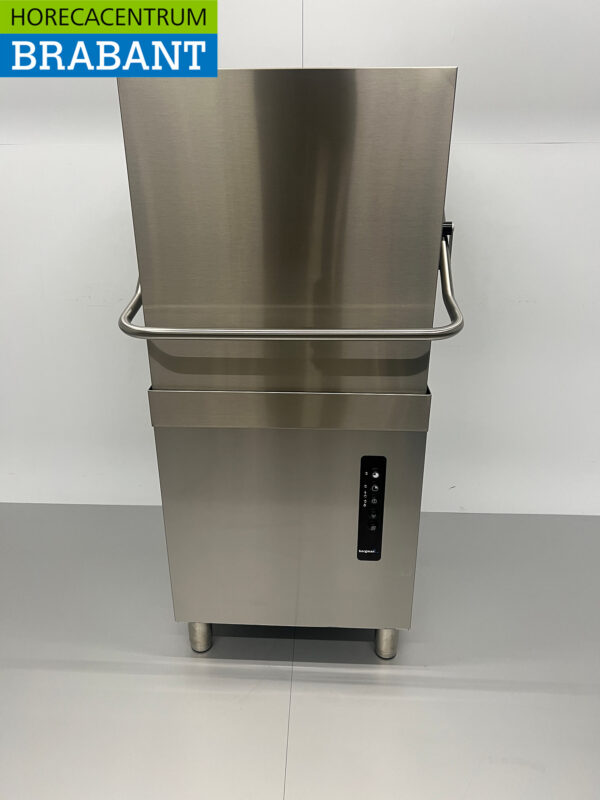 Adler ECO Durchschubspülmaschine aus Edelstahl mit Ablaufpumpe und Wasserenthärter 400V Horeca