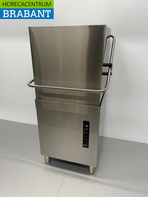 Adler ECO Durchschubspülmaschine aus Edelstahl mit Ablaufpumpe und Wasserenthärter 400V Horeca – Bild 2