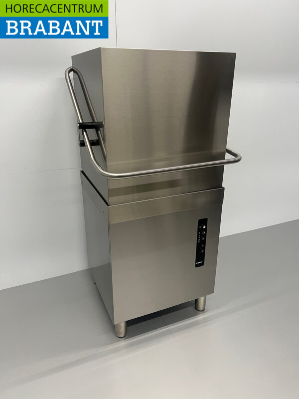 Adler ECO Durchschubspülmaschine aus Edelstahl mit Ablaufpumpe und Wasserenthärter 400V Horeca – Bild 3