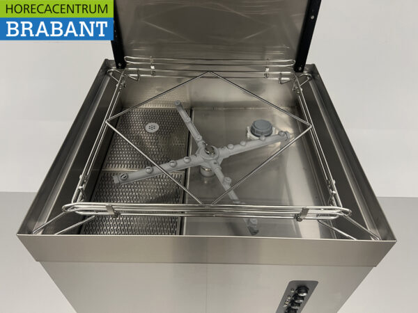 Adler ECO Durchschubspülmaschine aus Edelstahl mit Ablaufpumpe und Wasserenthärter 400V Horeca – Bild 5