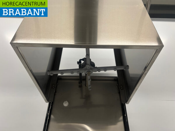 Adler ECO Durchschubspülmaschine aus Edelstahl mit Ablaufpumpe und Wasserenthärter 400V Horeca – Bild 6