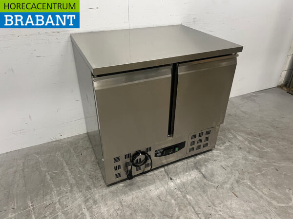 Edelstahl Combisteel Gekühlte Werkbank 90 cm 230V Horeca – Bild 3