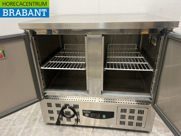 Edelstahl Combisteel Gekühlte Werkbank 90 cm 230V Horeca – Bild 4