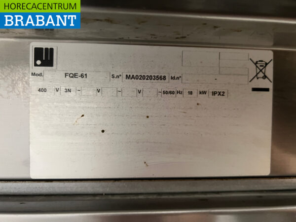 Edelstahl Mareno Doppelfritteuse 2 x 10 Liter 400V Horeca – Bild 7