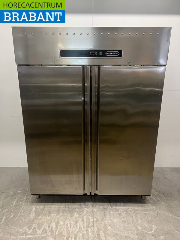Maxxfrost Doppeltüriger Kühlschrank aus Edelstahl 1300 Liter 230V Horeca