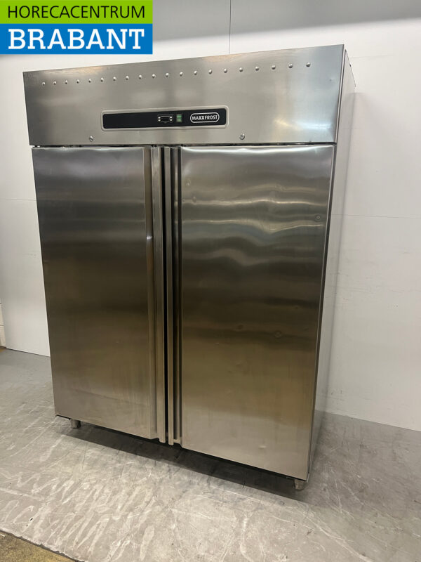 Maxxfrost Doppeltüriger Kühlschrank aus Edelstahl 1300 Liter 230V Horeca – Bild 2
