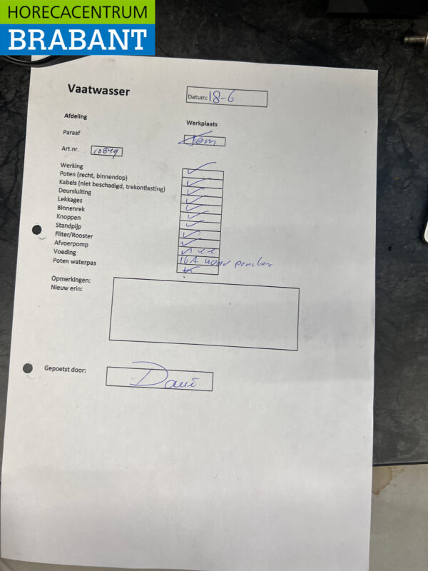 Zanussi NUC3 Geschirrspüler aus Edelstahl 400V Catering – Bild 8