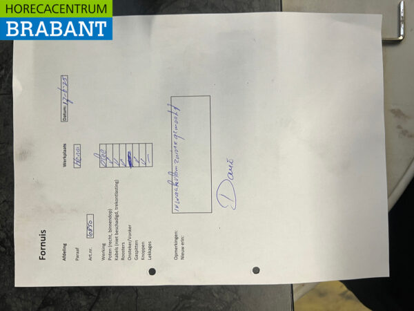 Mareno 4-Flammen-Herd aus Edelstahl mit Backofen 60 cm Gas + 230V Horeca – Bild 6