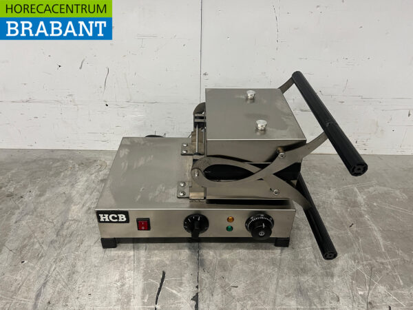 Kippbares Waffeleisen aus Edelstahl mit Zeitschaltuhr 230V Catering – Bild 4