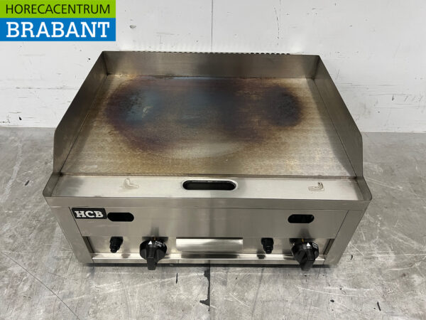 Edelstahl-Grillplatte Grillplatte Glatt 60 cm PROPAAN Horeca
