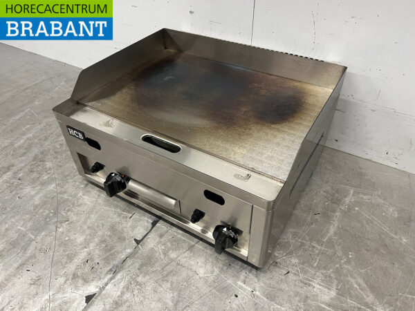 Edelstahl-Grillplatte Grillplatte Glatt 60 cm PROPAAN Horeca – Bild 2