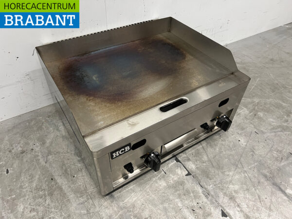 Edelstahl-Grillplatte Grillplatte Glatt 60 cm PROPAAN Horeca – Bild 3