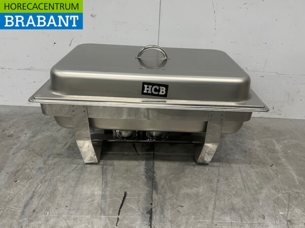 HCB Chafing dish aus Edelstahl 2 x 1/2 GN Catering