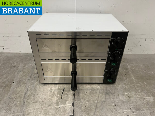 Doppelter Snack-Ofen aus Edelstahl 230V Catering