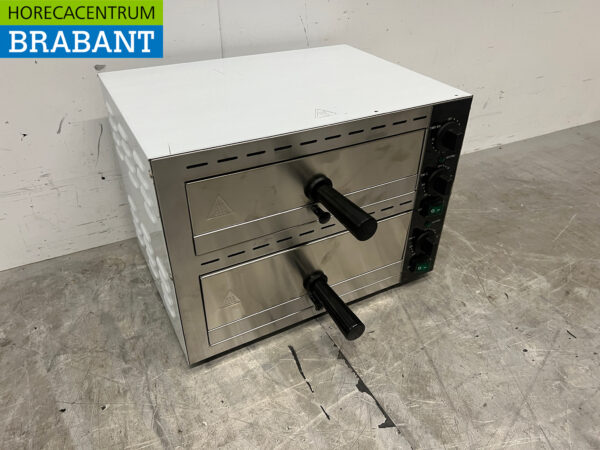 Doppelter Snack-Ofen aus Edelstahl 230V Catering – Bild 3