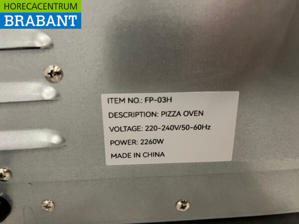 Doppelter Snack-Ofen aus Edelstahl 230V Catering – Bild 6