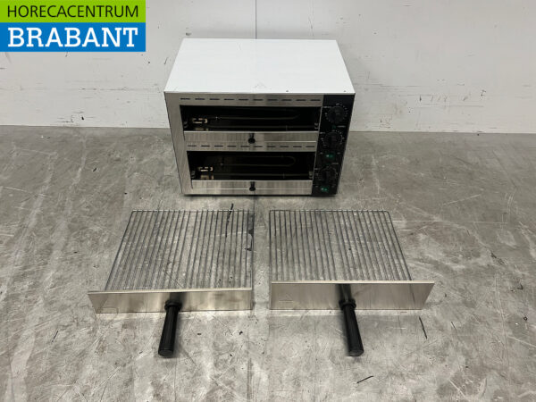 Doppelter Snack-Ofen aus Edelstahl 230V Catering – Bild 4