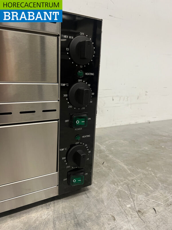 Doppelter Snack-Ofen aus Edelstahl 230V Catering – Bild 5