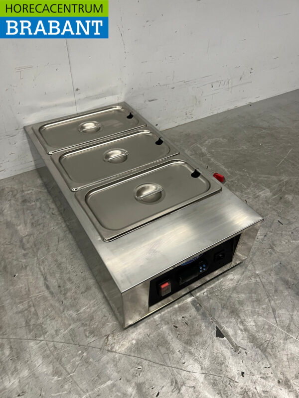 Edelstahl Schokoladenschmelzer Schokoladenwärmer Saucenwärmer 3 x 1/3 GN Gastronorm 230V Horeca – Bild 3