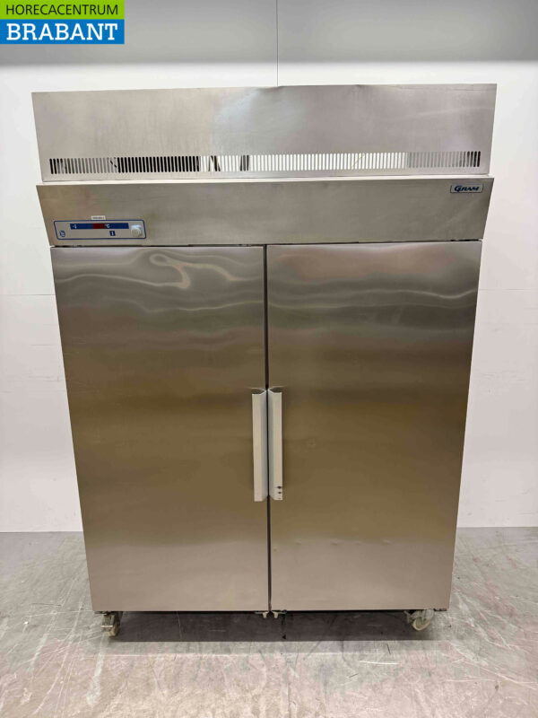 Edelstahl Gram Doppeltür-Kühlschrank 1400 Liter 230V Horeca