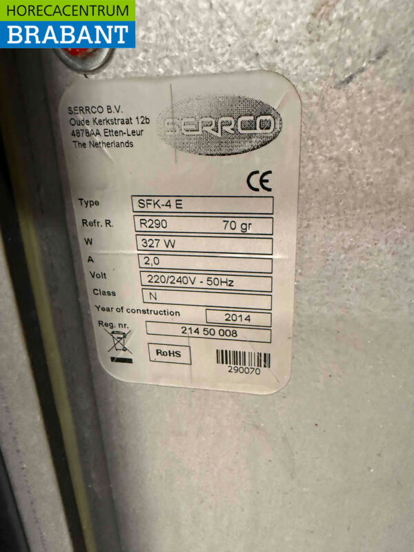 Serrco SFK-4E Fasskühler Fasskühler 111 cm 230V Horeca – Bild 5