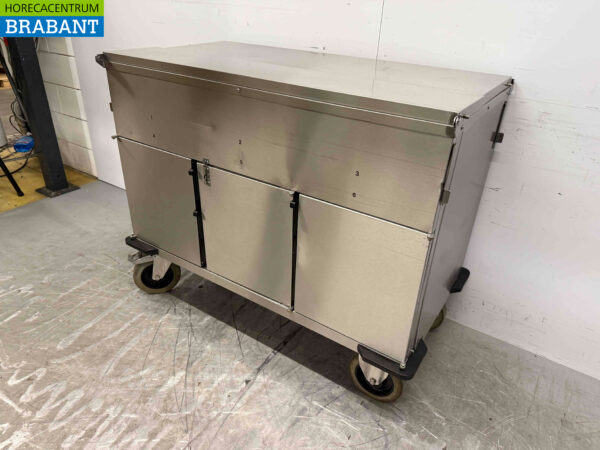 Edelstahl Rieber Warmhalteschrank bain marie 3 x 1/1 GN 230V Horeca – Bild 3