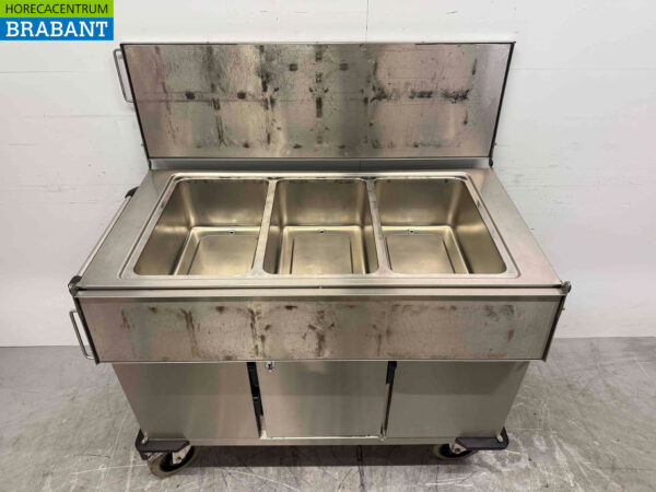 Edelstahl Rieber Warmhalteschrank bain marie 3 x 1/1 GN 230V Horeca – Bild 4