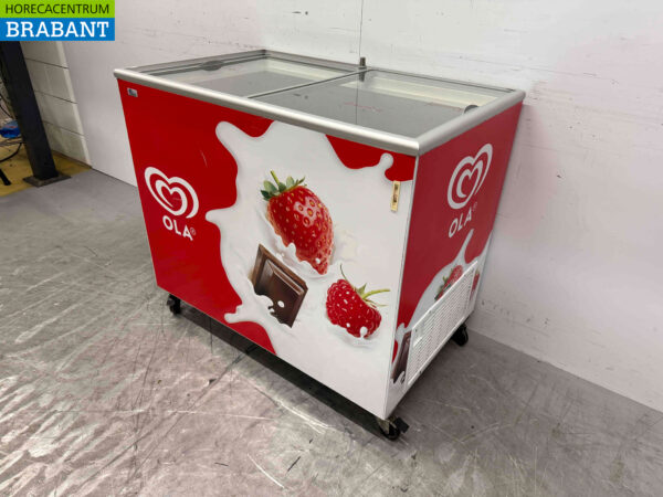 Esta Gefrierschrank auf Rädern Ladengefrierschrank 261 Liter 230V Horeca – Bild 4